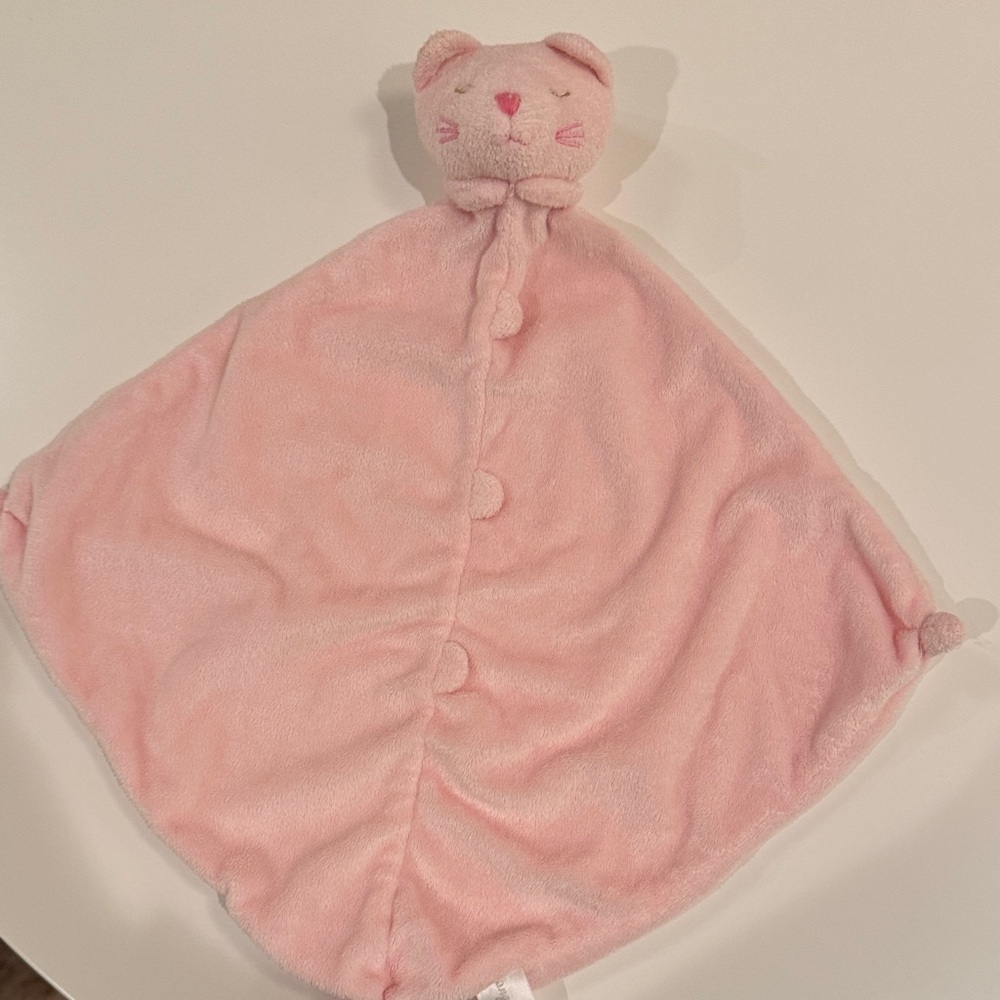 Girls angel dear cat lovey, GUC, pink
